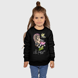 Свитшот детский Lil Peep рэпер, цвет: 3D-черный — фото 2