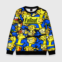 Детский свитшот Fallout logo game