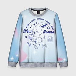 Детский свитшот Newjeans bunny