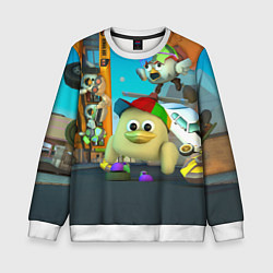 Детский свитшот Маленький Мальчик Чикен Ган