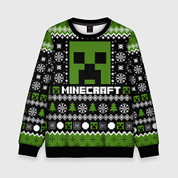 Детский свитшот Minecraft christmas sweater