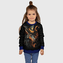 Свитшот детский Властелин холода, цвет: 3D-синий — фото 2