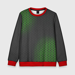 Детский свитшот Карбон с неоновой подсветкой