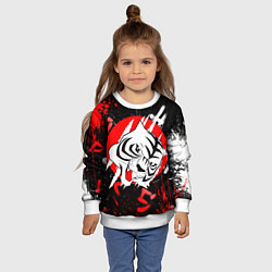 Свитшот детский Bungou Stray Dogs, цвет: 3D-белый — фото 2