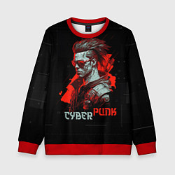 Детский свитшот Cyberpunk man