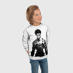 Свитшот детский Гигачад Суккуна - Магическая битва, цвет: 3D-белый — фото 2