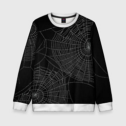 Свитшот детский Spider паутина, цвет: 3D-белый