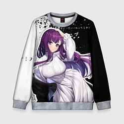 Свитшот детский Ферн из аниме, цвет: 3D-меланж