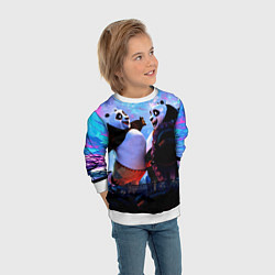 Свитшот детский Кунг-фу Панда Friend, цвет: 3D-белый — фото 2