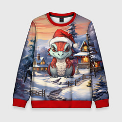 Детский свитшот Красный дракончик 2024