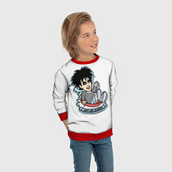Свитшот детский The Cure Robert Smith - just like sleddin, цвет: 3D-красный — фото 2
