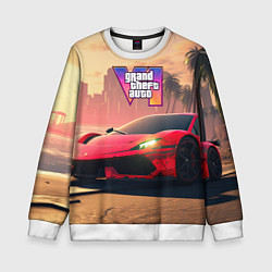 Детский свитшот GTA 6 спортивное авто