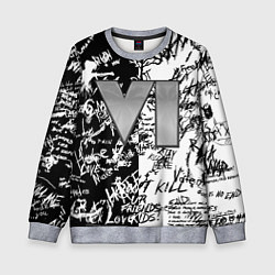 Детский свитшот GTA 6 чб