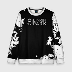 Свитшот детский Linkin Park рок бенд, цвет: 3D-белый