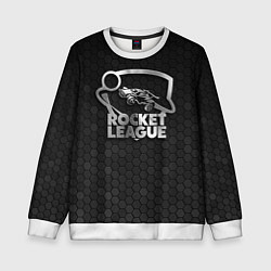 Детский свитшот Rocket League - metal logo