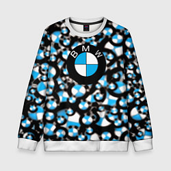 Свитшот детский BMW sportlogo, цвет: 3D-белый