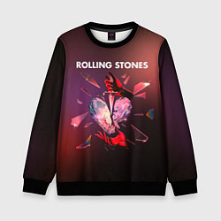 Свитшот детский Hackney diamonds - Rolling Stones, цвет: 3D-черный