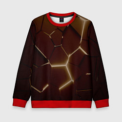 Детский свитшот Ретро плиты разломы прошлого