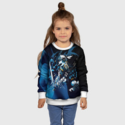 Свитшот детский Зимний викинг, цвет: 3D-белый — фото 2