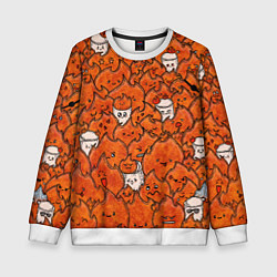 Детский свитшот Милые огоньки и зефирки