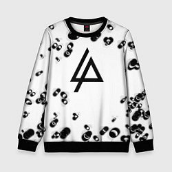 Детский свитшот Linkin park краски текстура