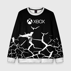 Детский свитшот Xbox game текстура рельеф