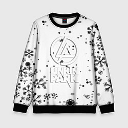 Детский свитшот Linkin park текстура зима рок
