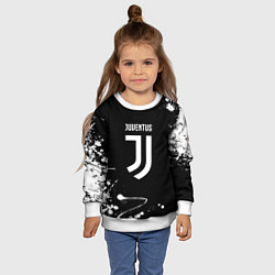 Свитшот детский Juventus краски белые, цвет: 3D-белый — фото 2