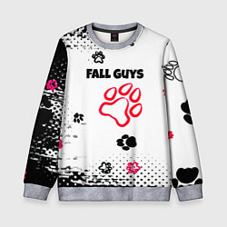 Детский свитшот Fall Guys kids game pattern