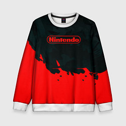 Детский свитшот Nintendo краски гейм компани