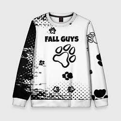 Свитшот детский Fall Guys game, цвет: 3D-белый