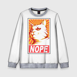 Детский свитшот Nope - cat