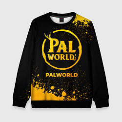 Детский свитшот Palworld - gold gradient