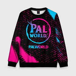 Детский свитшот Palworld - neon gradient