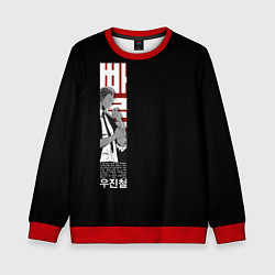 Свитшот детский Hunters Association Woo Jin Chul, цвет: 3D-красный