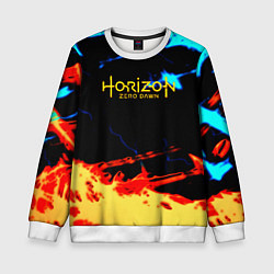 Детский свитшот Horizon zero dawn огонь и лёд