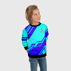 Свитшот детский Half life фримен гейм, цвет: 3D-черный — фото 2