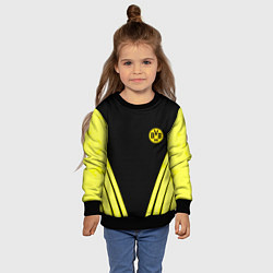 Свитшот детский Borussia geometry yellow, цвет: 3D-черный — фото 2