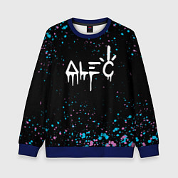 Детский свитшот Alec monopoly graffiti брызги