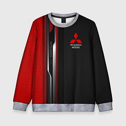 Детский свитшот Mitsubishi - carbon style