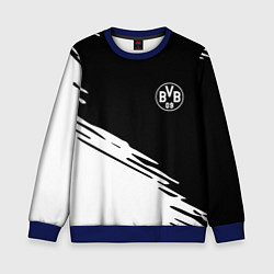 Свитшот детский Borussia текстура краски, цвет: 3D-синий