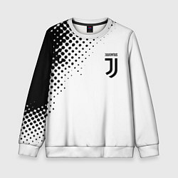 Свитшот детский Juventus sport black geometry, цвет: 3D-белый