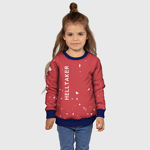 Детский свитшот Helltaker / 3D-Синий – фото 4