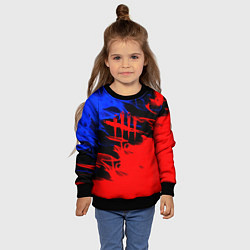 Свитшот детский Dead by daylight битва огней, цвет: 3D-черный — фото 2