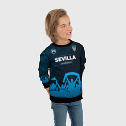 Свитшот детский Sevilla legendary форма фанатов, цвет: 3D-черный — фото 2