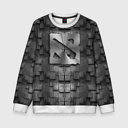Детский свитшот Dota - metal texture