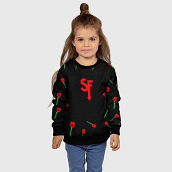 Свитшот детский Sally face rose steel, цвет: 3D-черный — фото 2