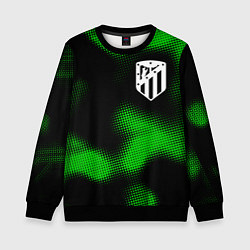 Свитшот детский Atletico Madrid sport halftone, цвет: 3D-черный