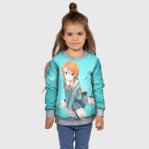 Детский свитшот Кирино Косака из OreImo / 3D-Меланж – фото 4