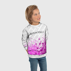 Свитшот детский Aston Villa pro football посередине, цвет: 3D-белый — фото 2